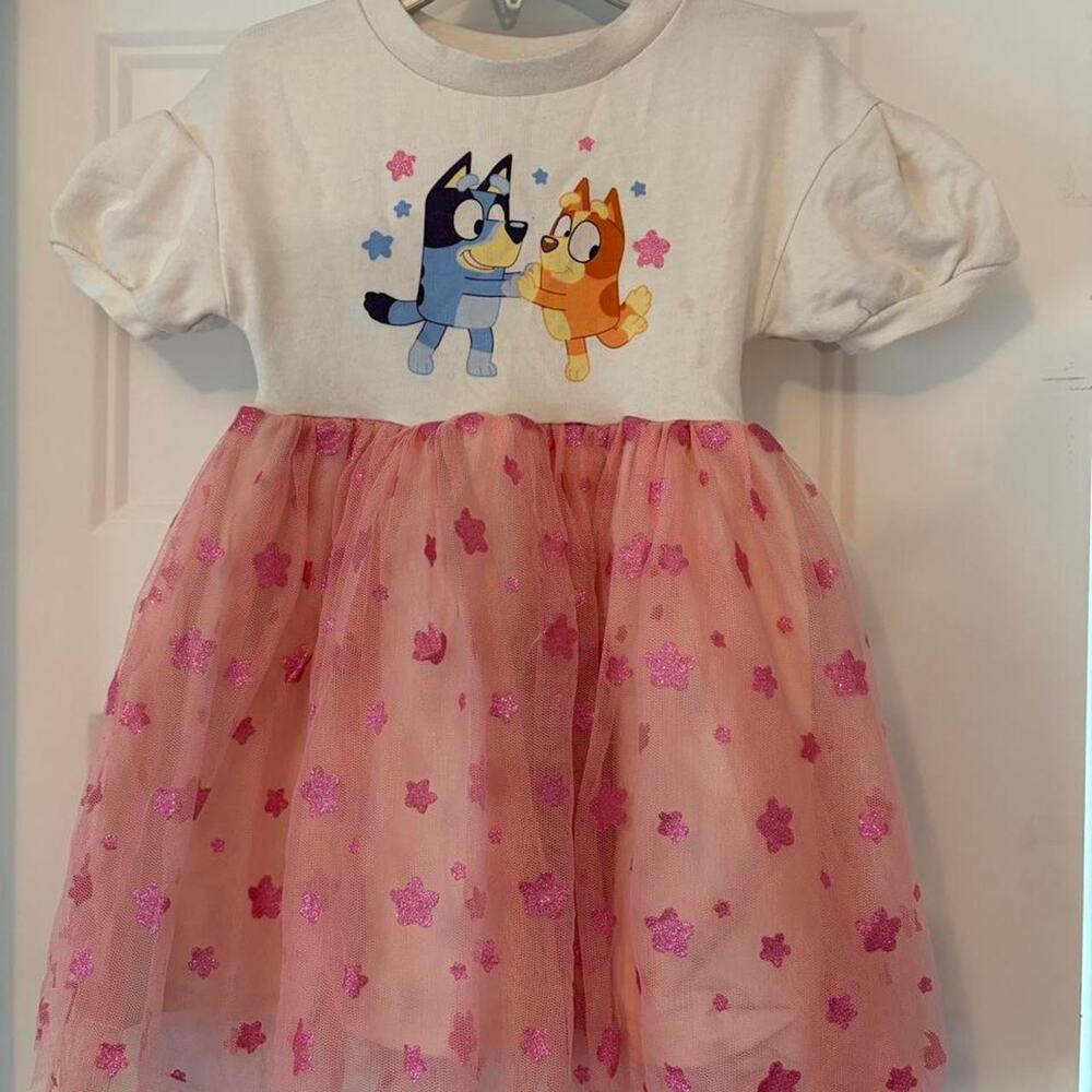 Bluey bingo tulle dress